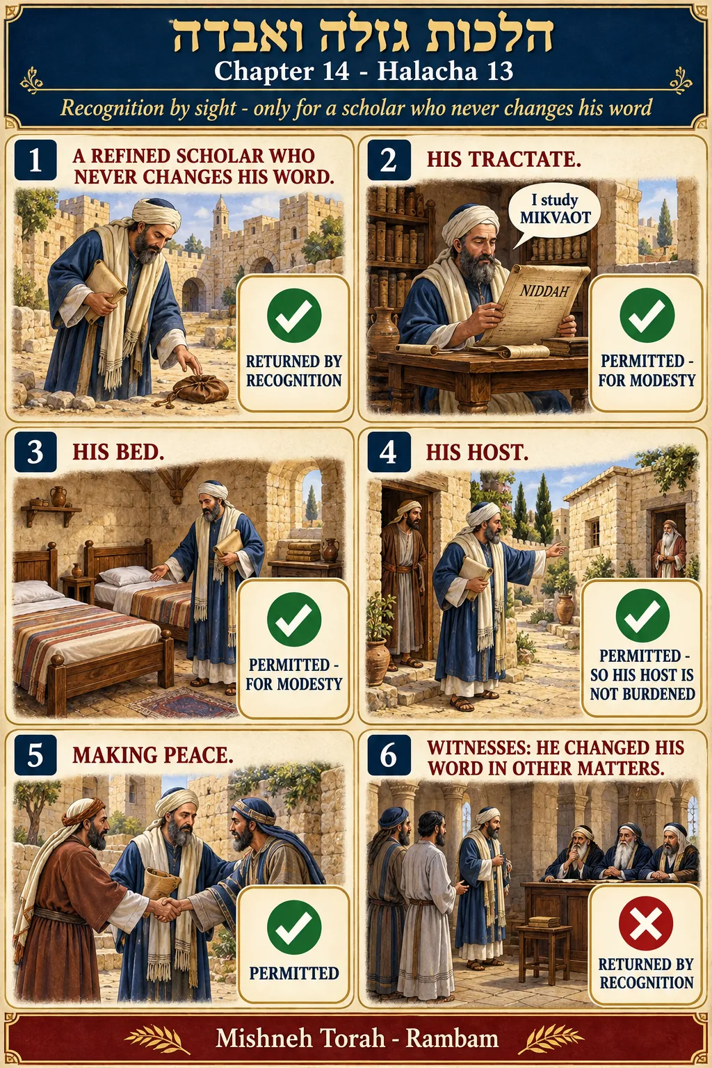 Infographic for halacha 14:13