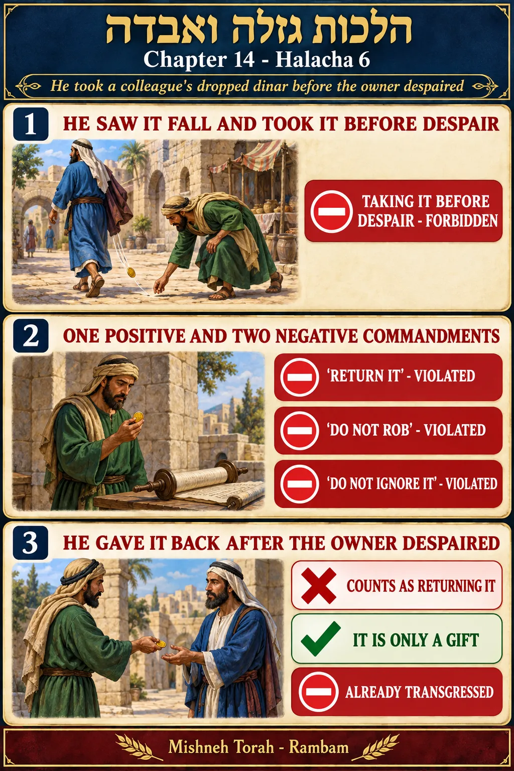 Infographic for halacha 14:6