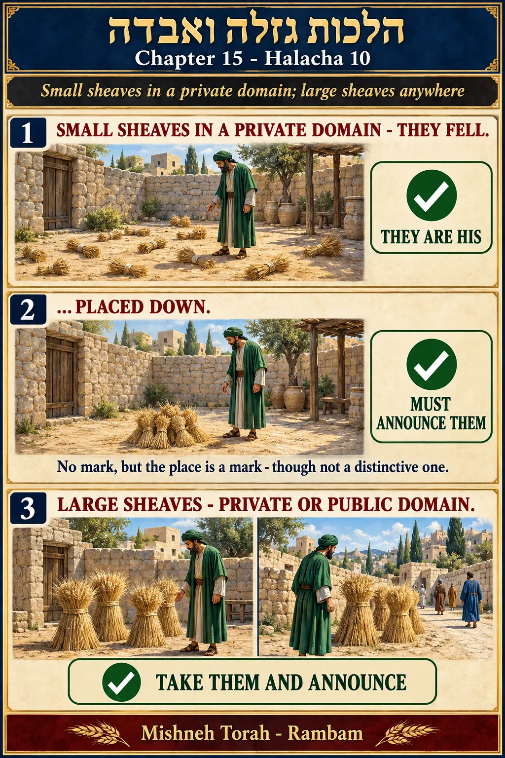 Infographic for halacha 15:10