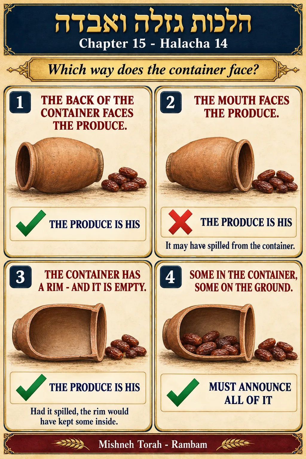 Infographic for halacha 15:14