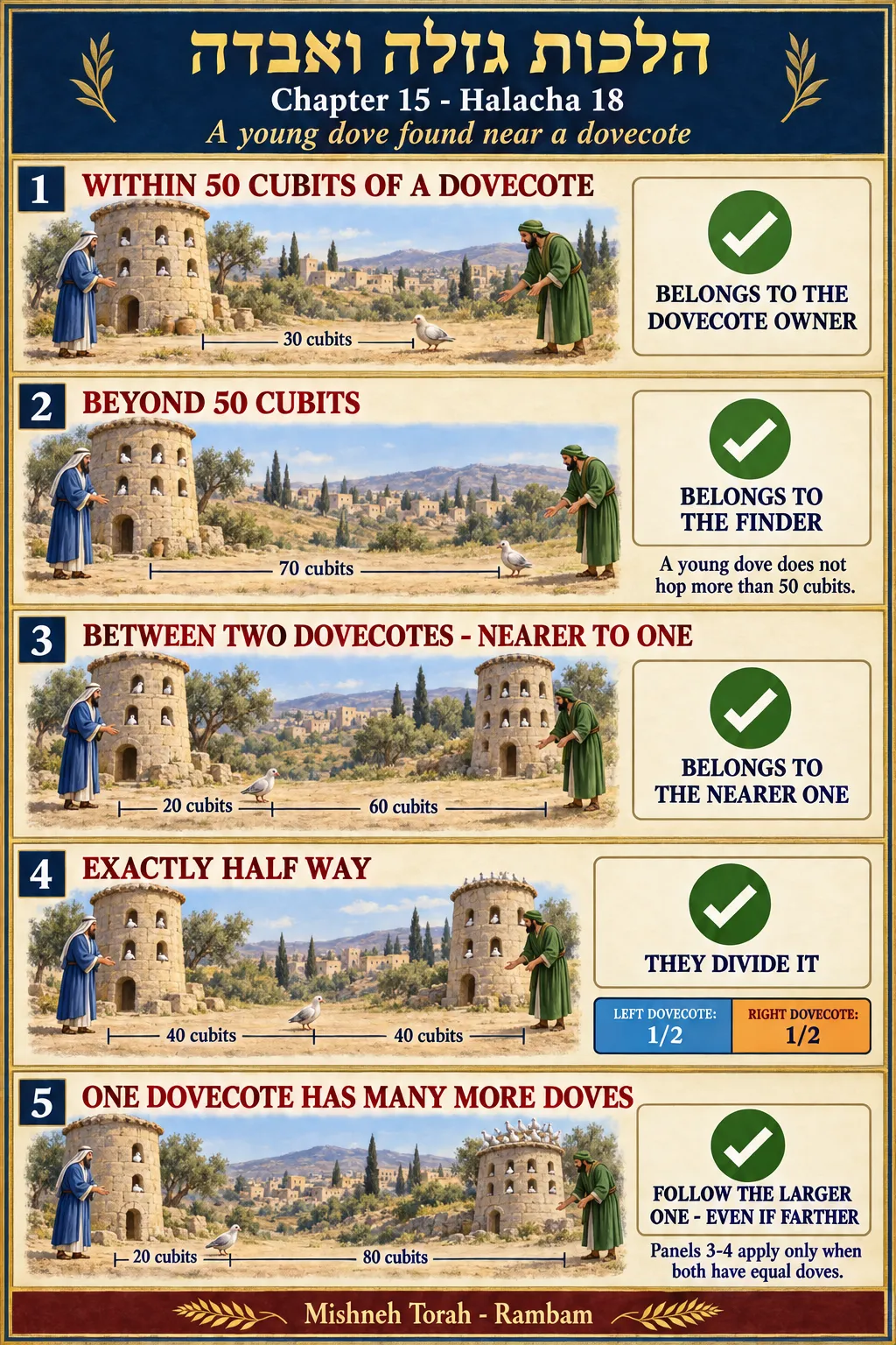 Infographic for halacha 15:18