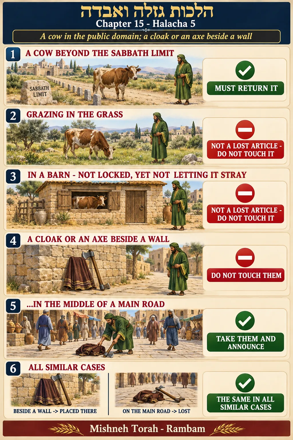 Infographic for halacha 15:5