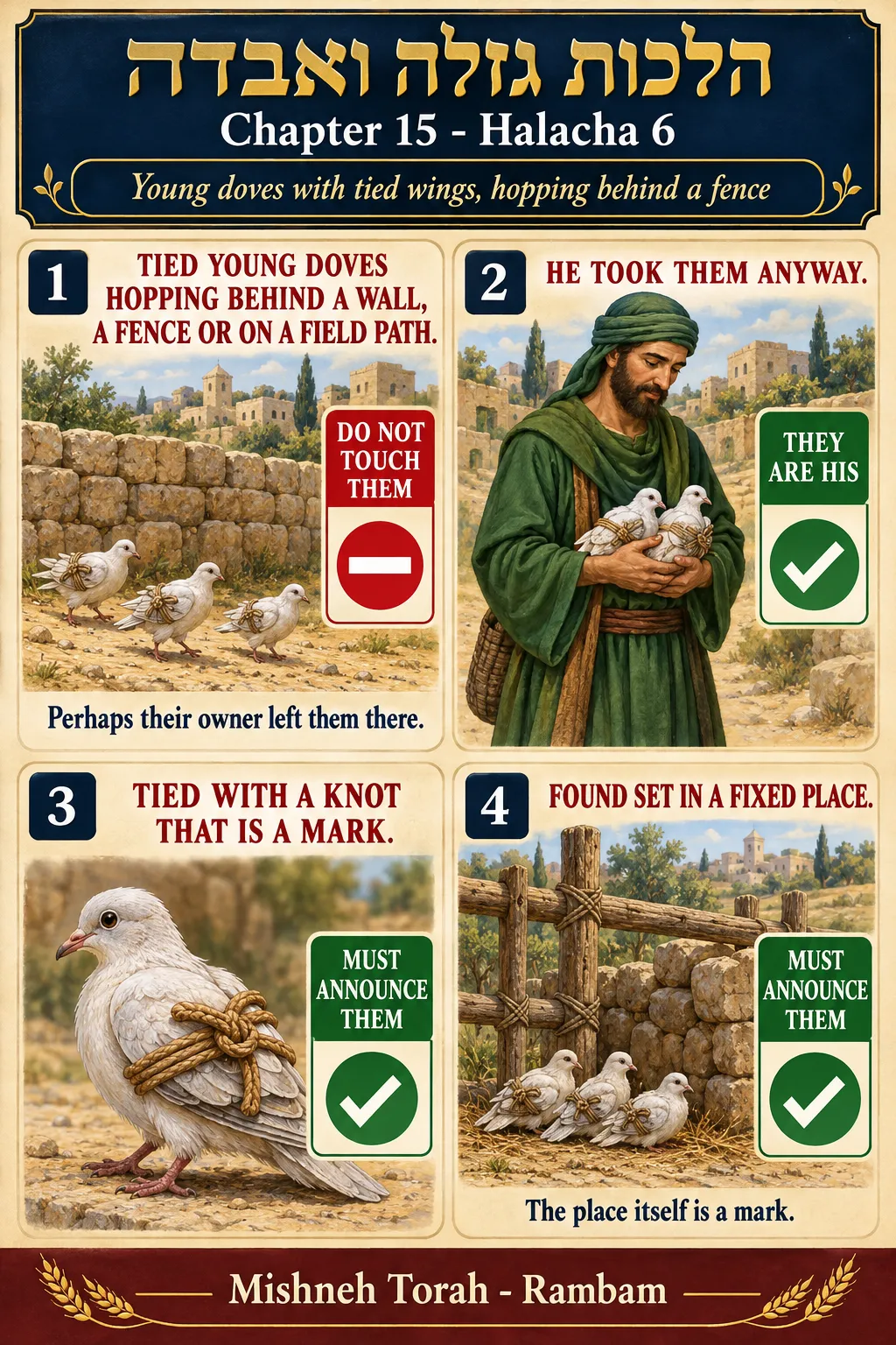 Infographic for halacha 15:6