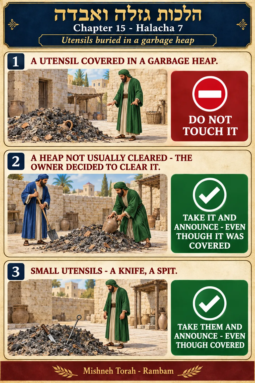 Infographic for halacha 15:7