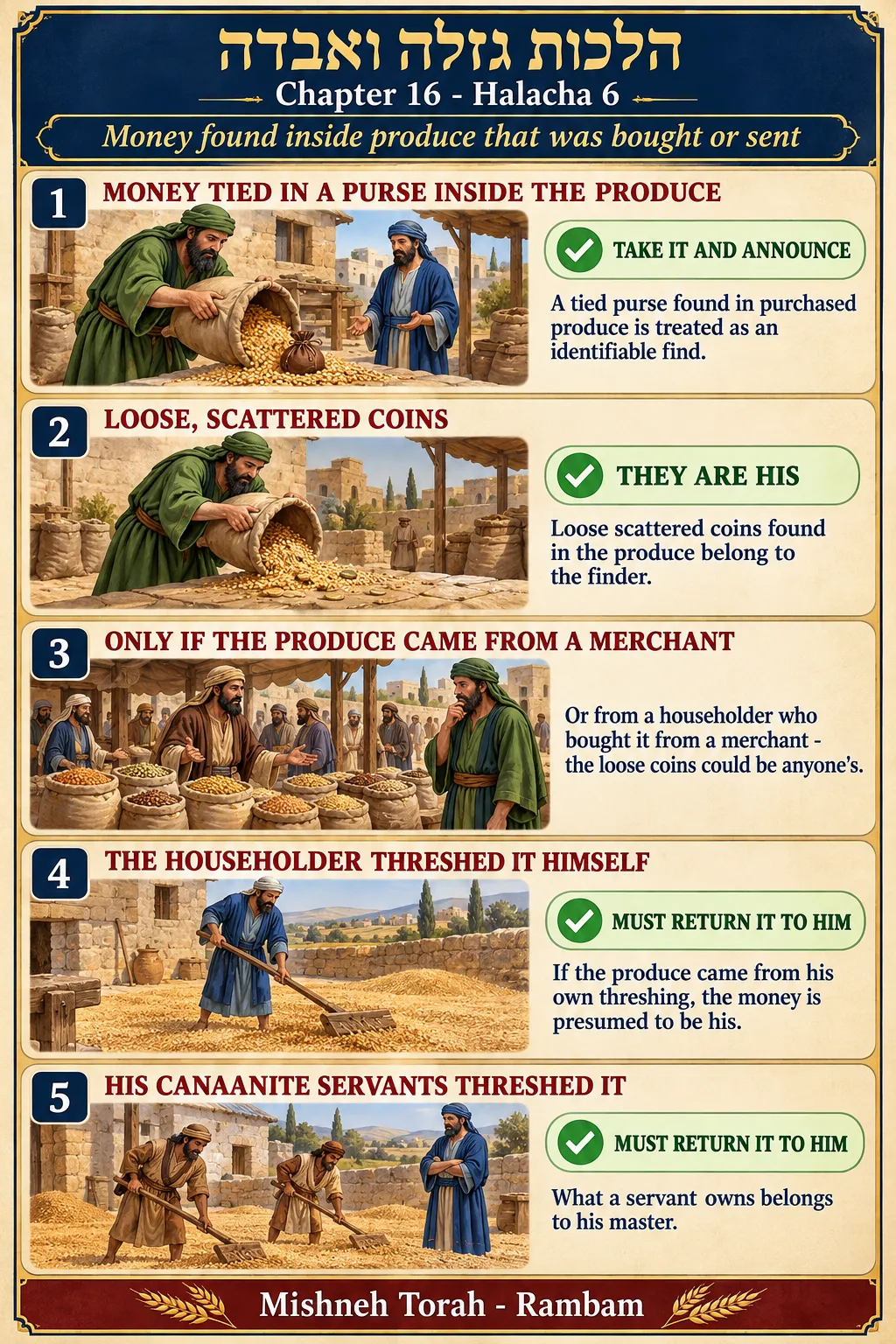 Infographic for halacha 16:6