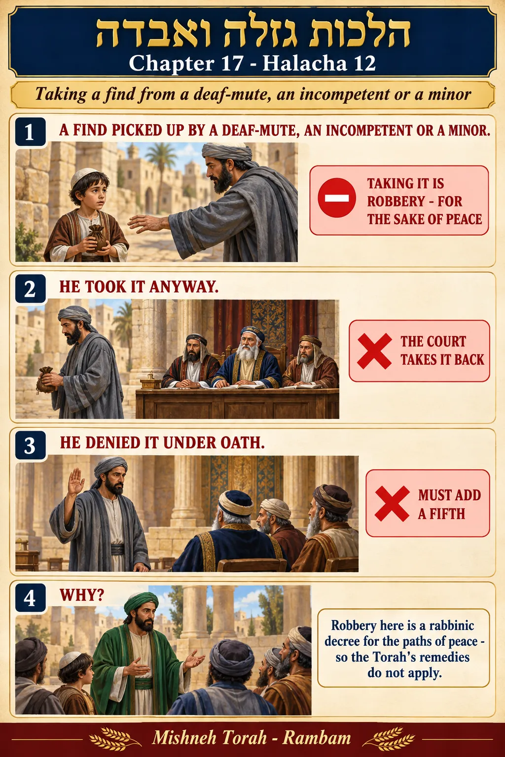 Infographic for halacha 17:12