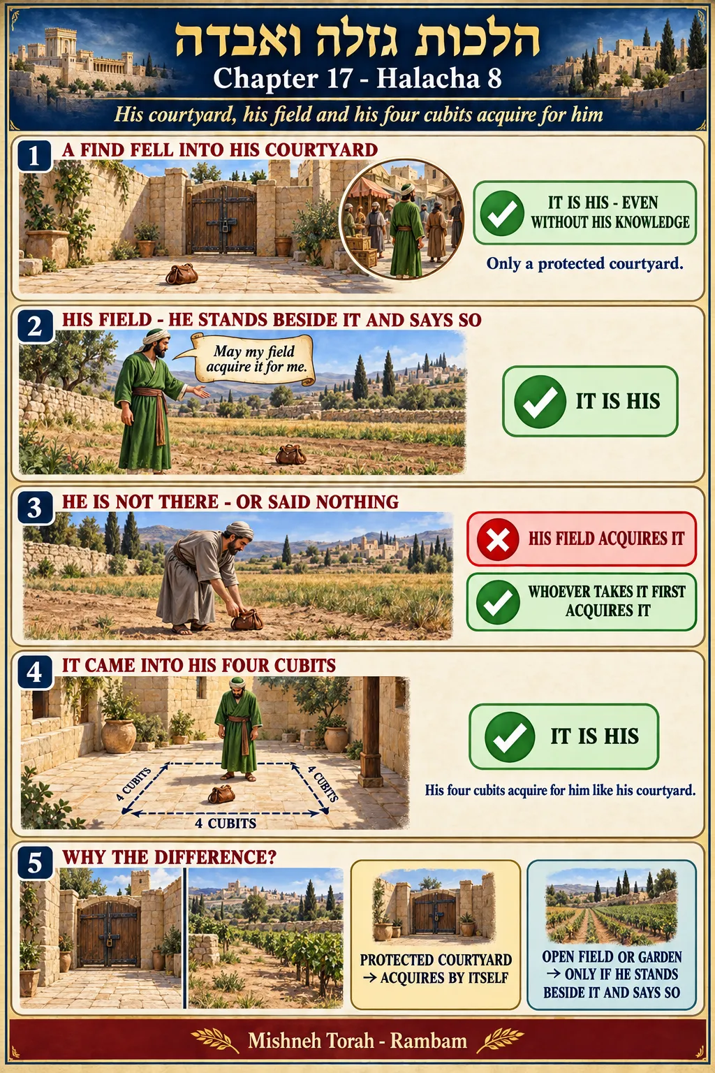 Infographic for halacha 17:8