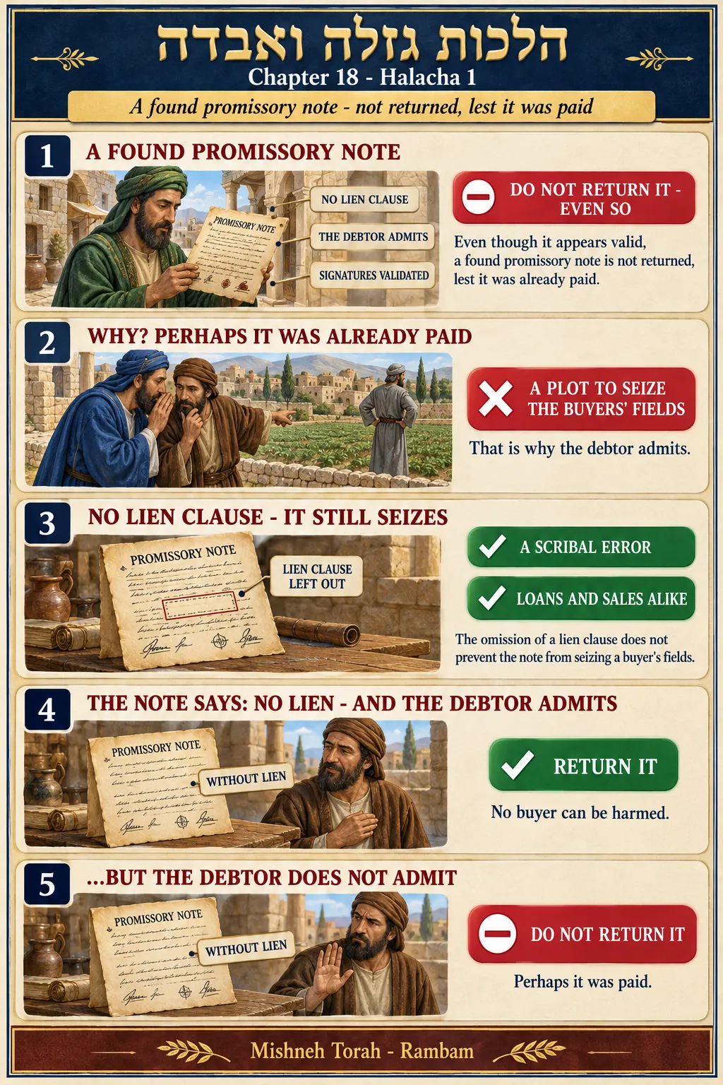 Infographic for halacha 18:1