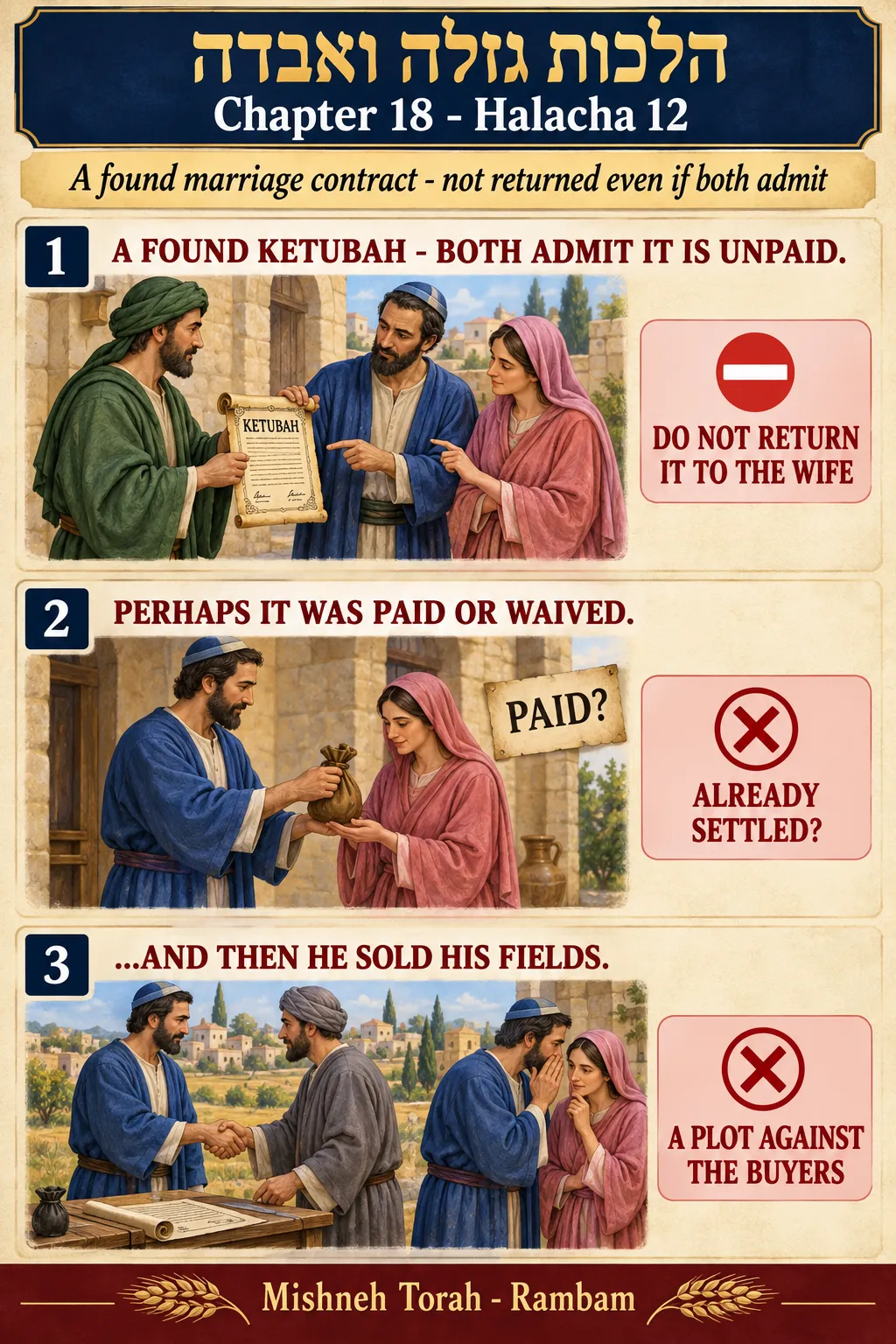Infographic for halacha 18:12