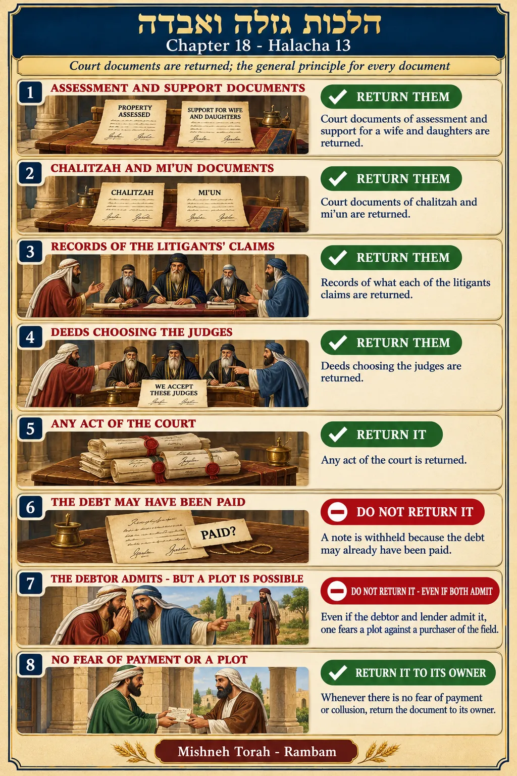 Infographic for halacha 18:13