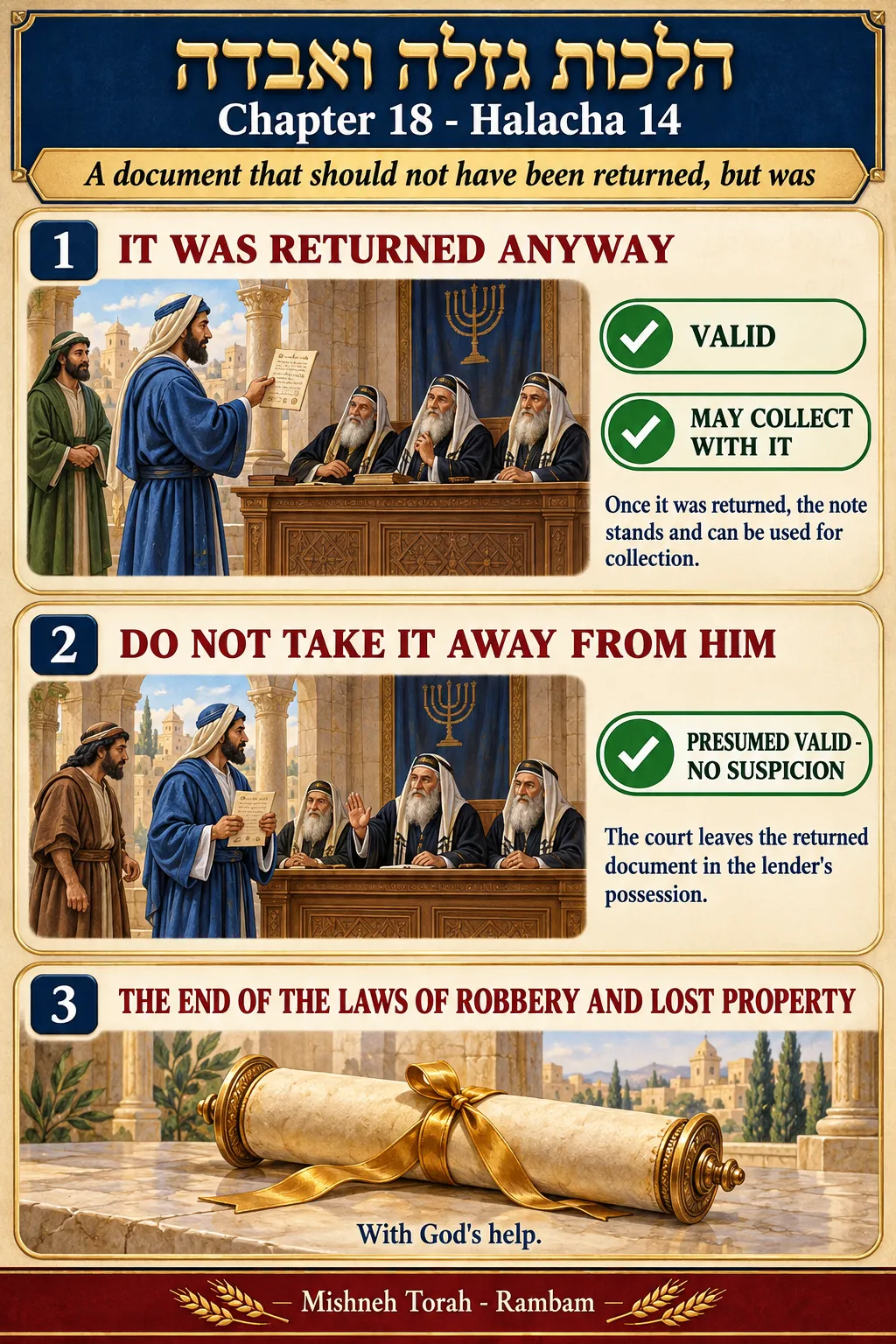 Infographic for halacha 18:14