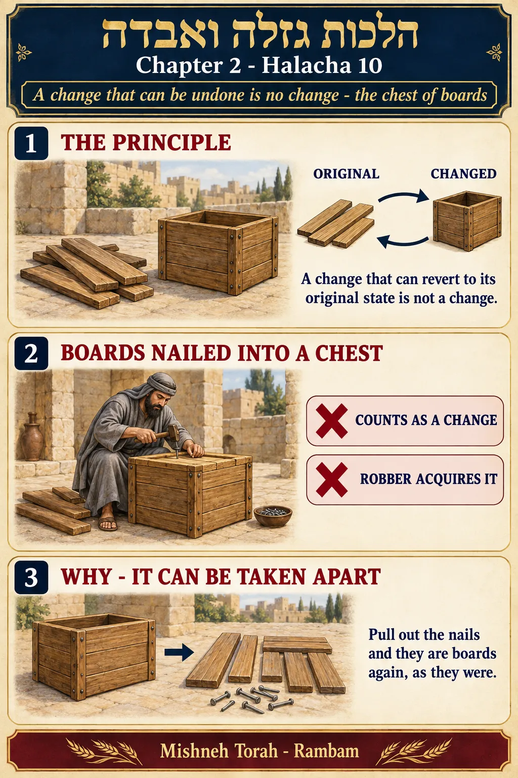 Infographic for halacha 2:10