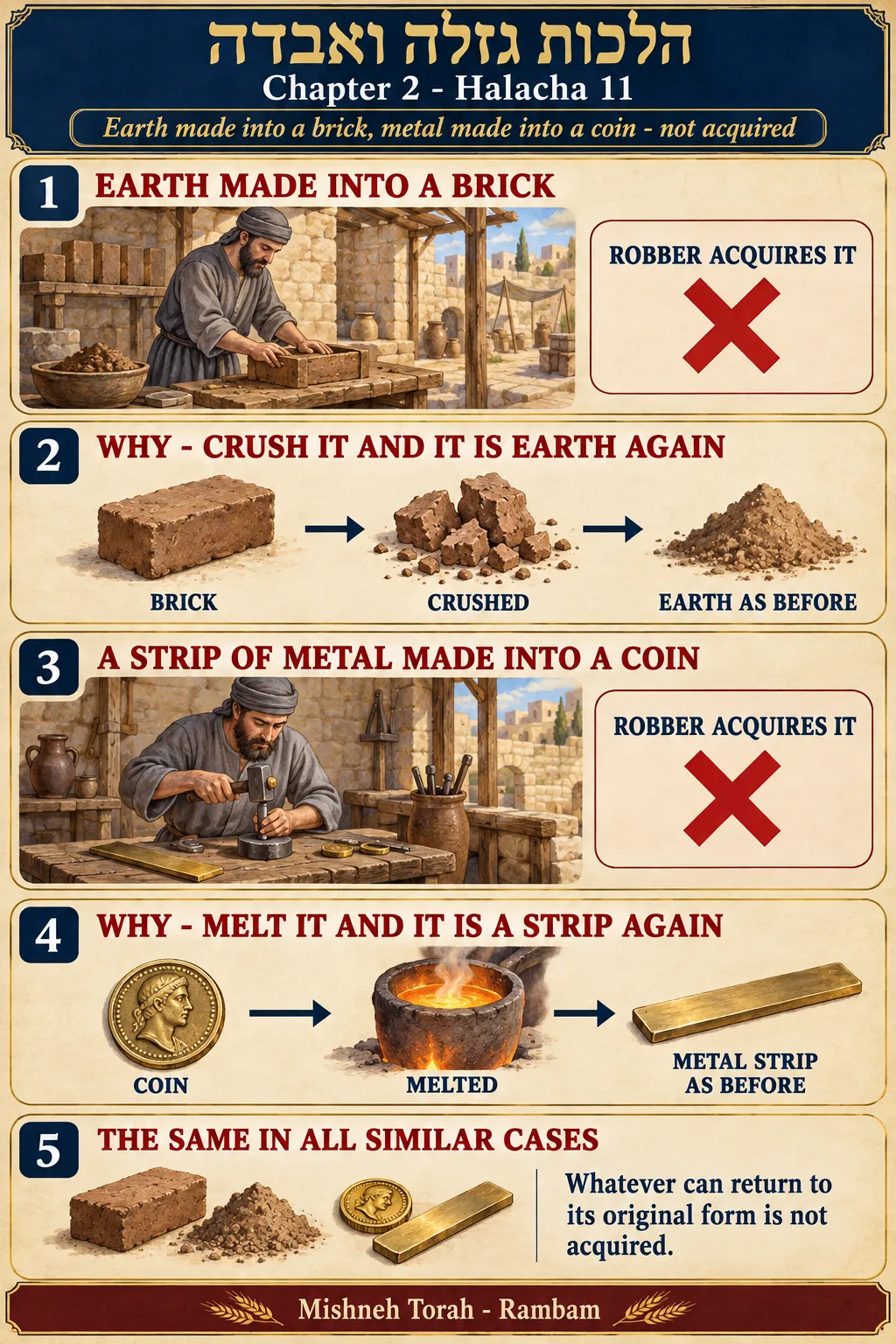 Infographic for halacha 2:11