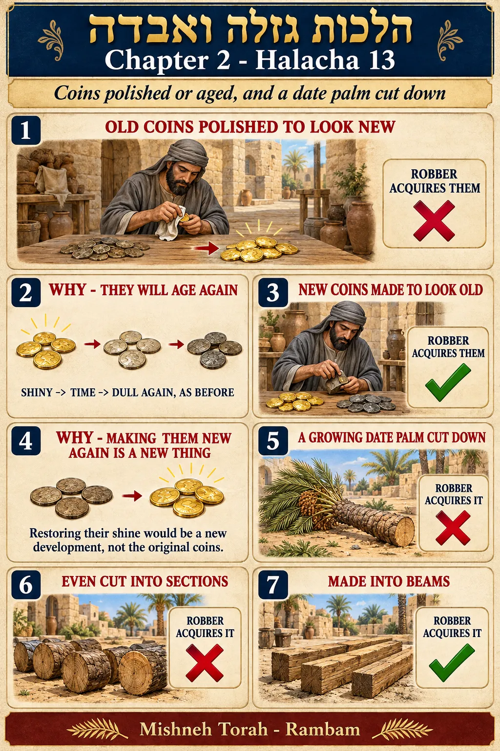 Infographic for halacha 2:13