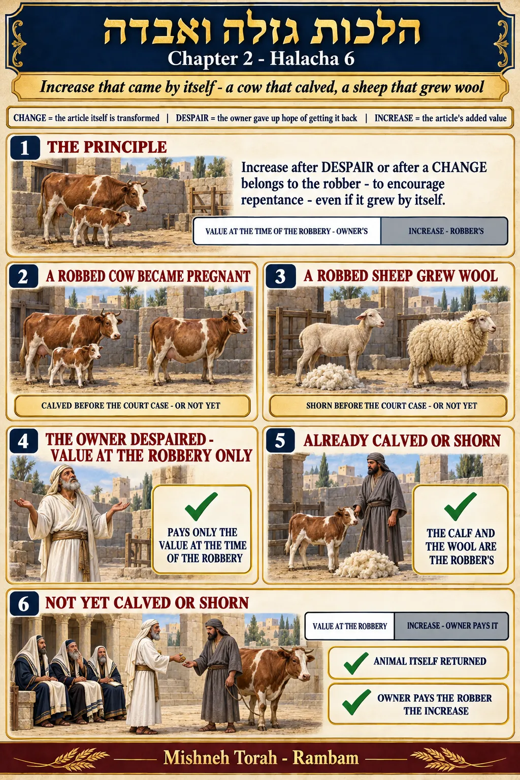Infographic for halacha 2:6