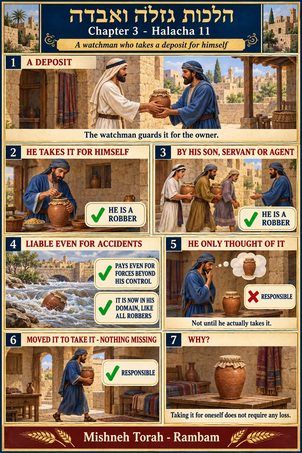 Infographic for halacha 3:11
