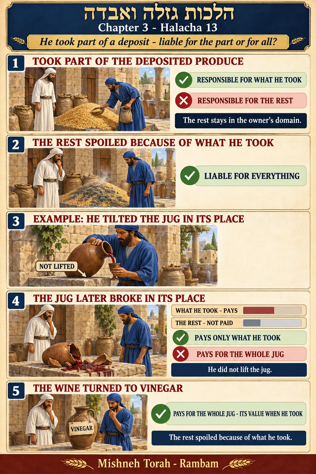 Infographic for halacha 3:13
