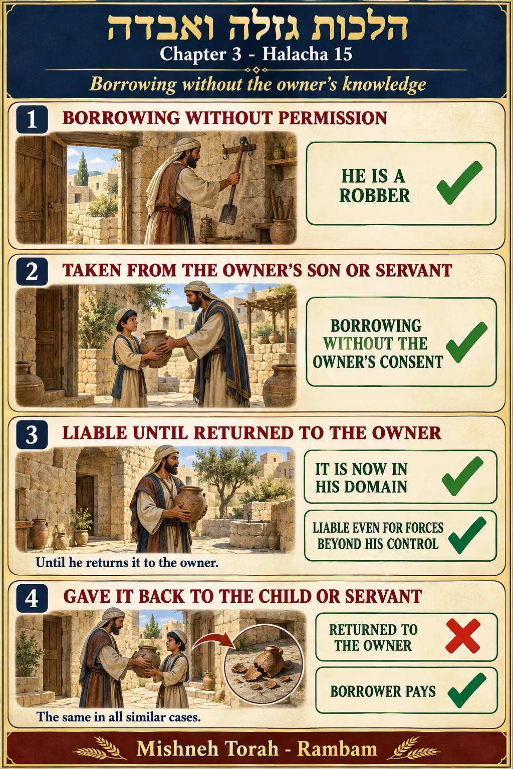 Infographic for halacha 3:15