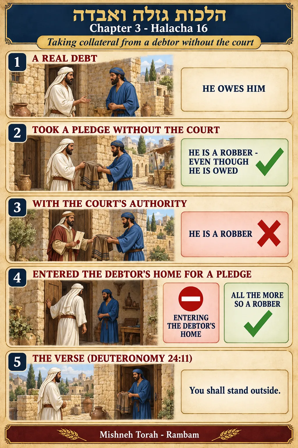 Infographic for halacha 3:16