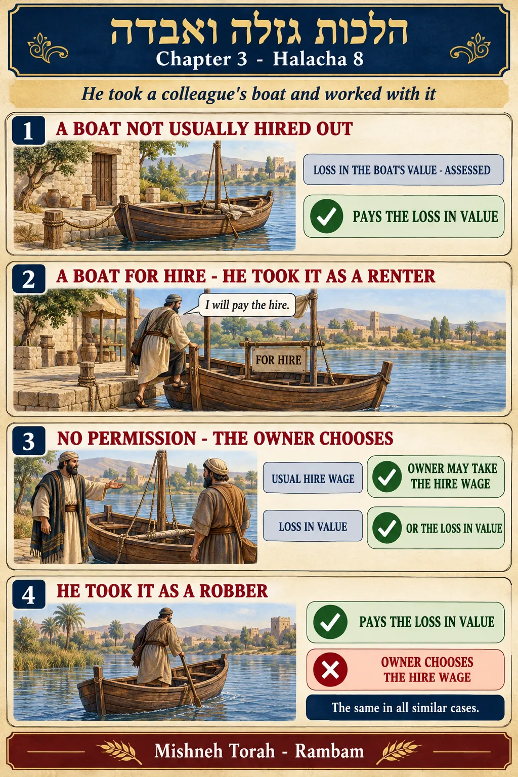 Infographic for halacha 3:8