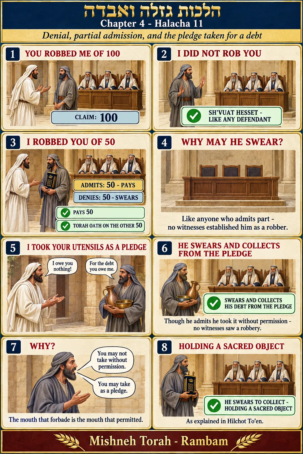 Infographic for halacha 4:11
