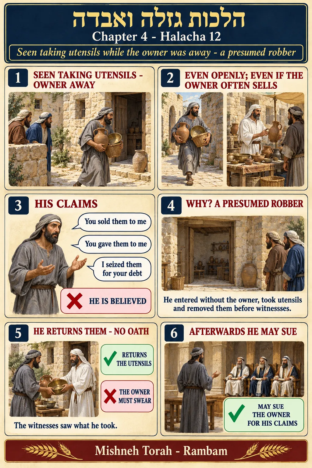 Infographic for halacha 4:12
