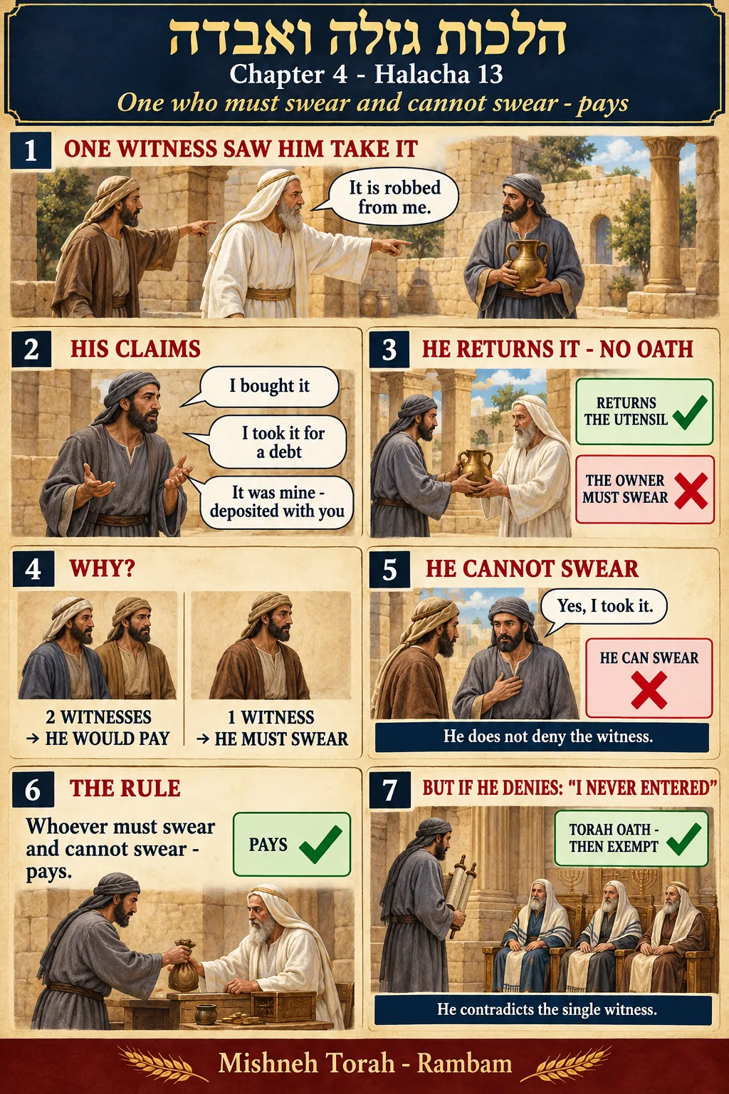 Infographic for halacha 4:13