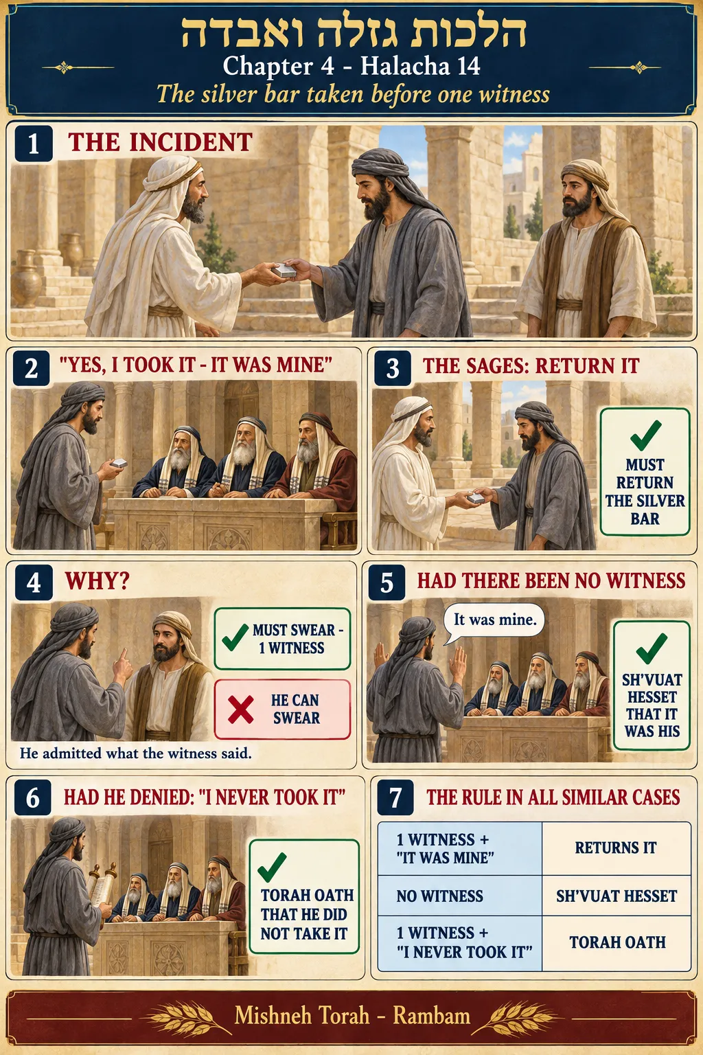 Infographic for halacha 4:14