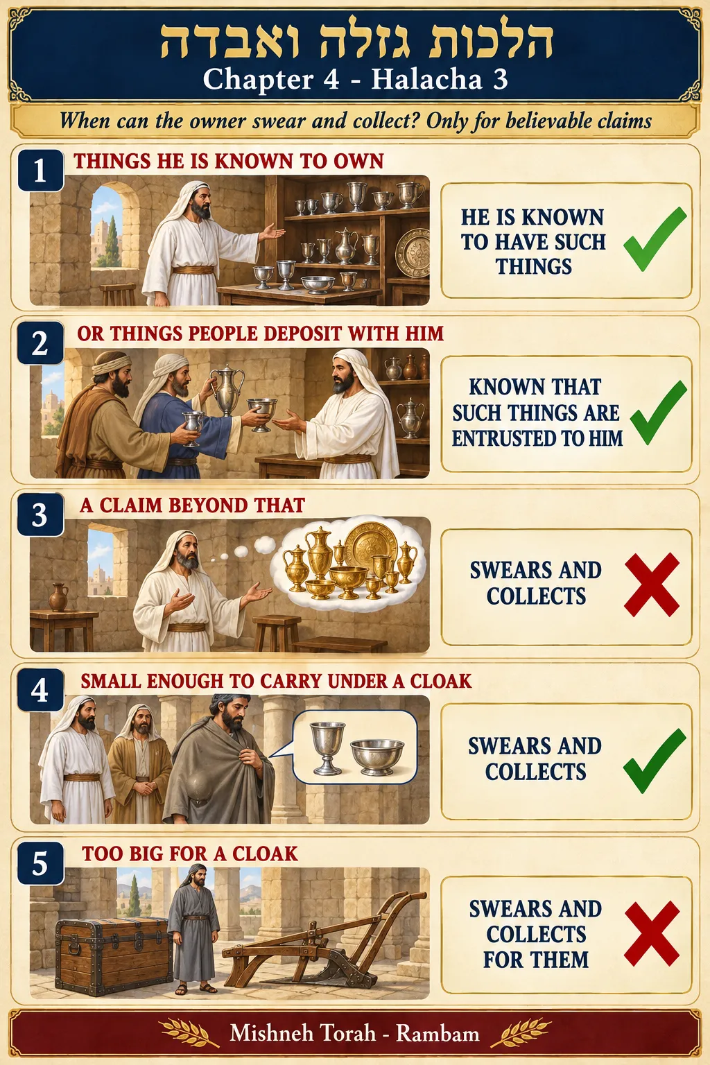 Infographic for halacha 4:3