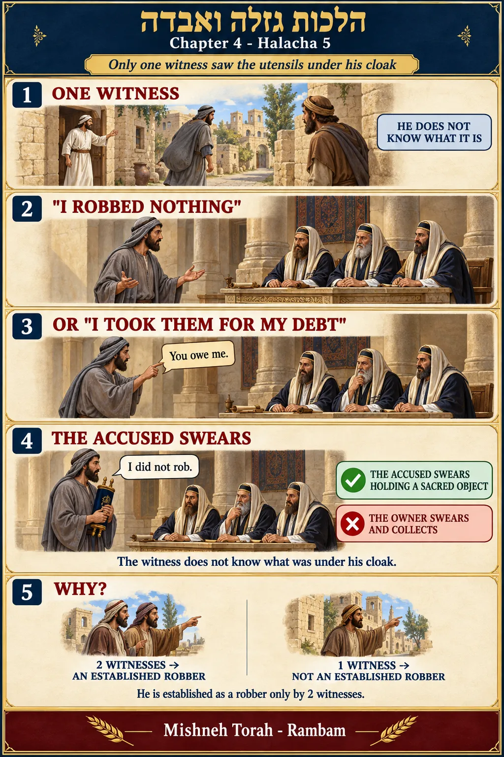 Infographic for halacha 4:5