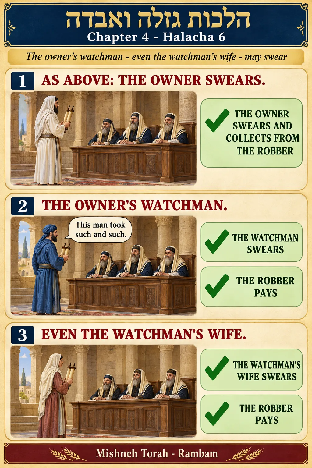 Infographic for halacha 4:6
