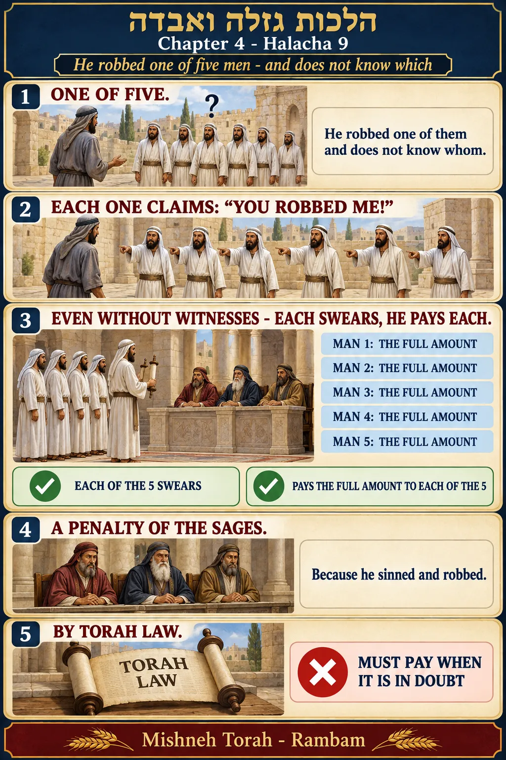 Infographic for halacha 4:9
