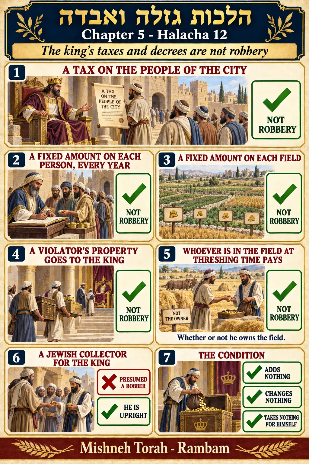 Infographic for halacha 5:12