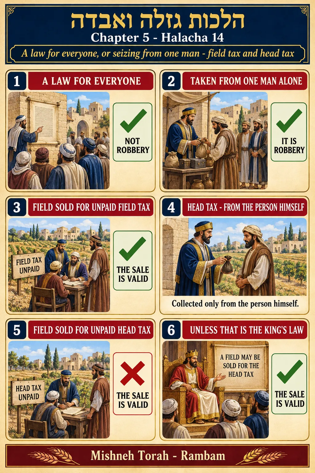 Infographic for halacha 5:14