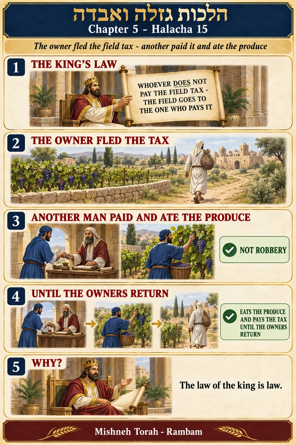 Infographic for halacha 5:15