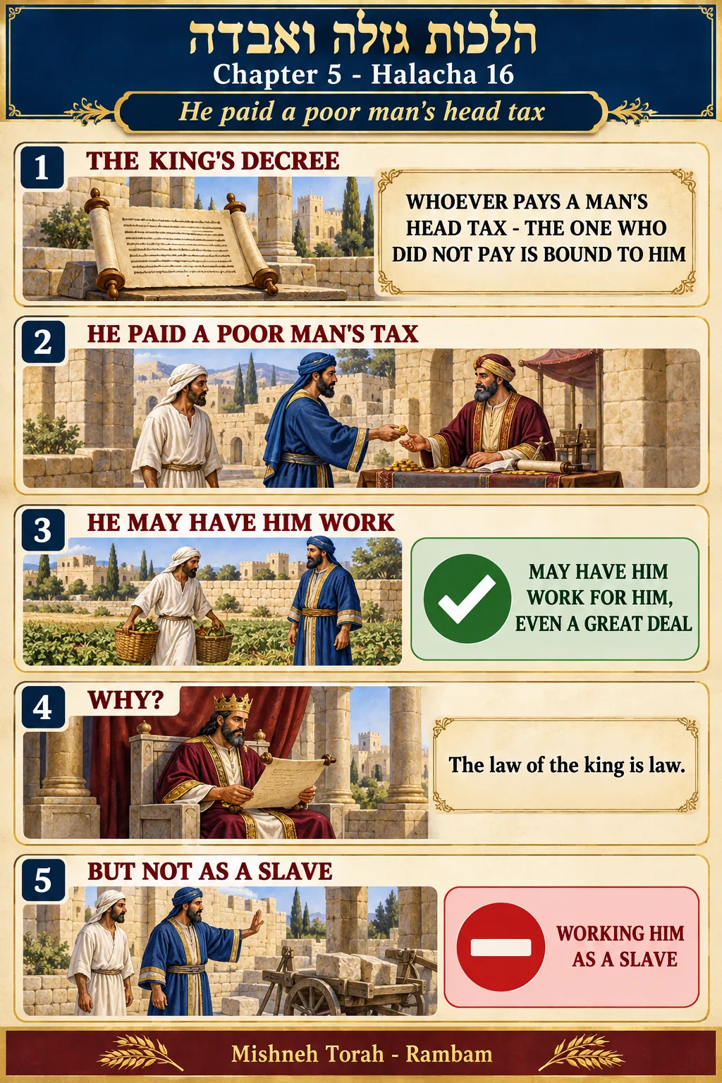Infographic for halacha 5:16