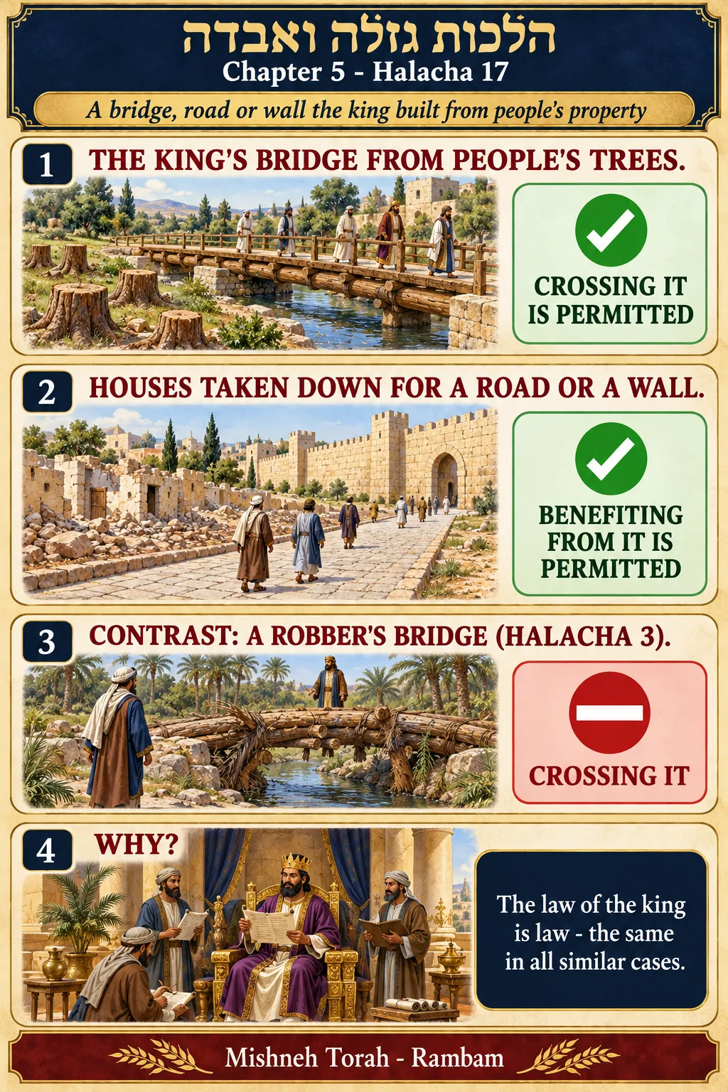 Infographic for halacha 5:17