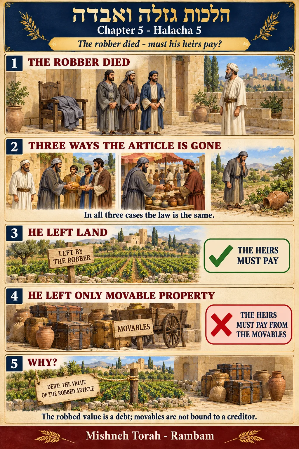 Infographic for halacha 5:5