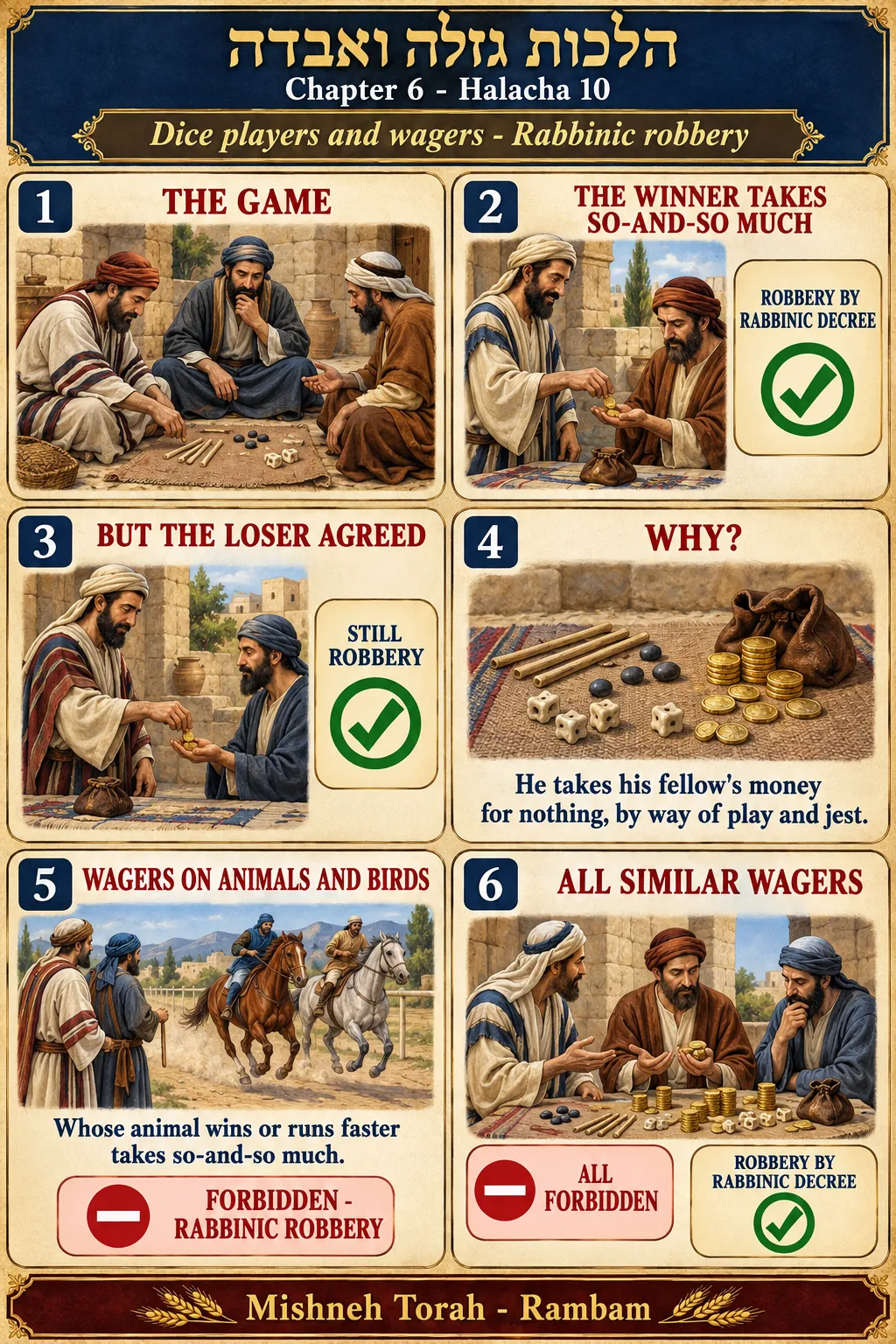 Infographic for halacha 6:10