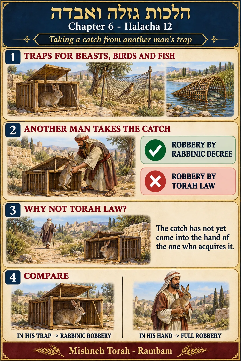 Infographic for halacha 6:12