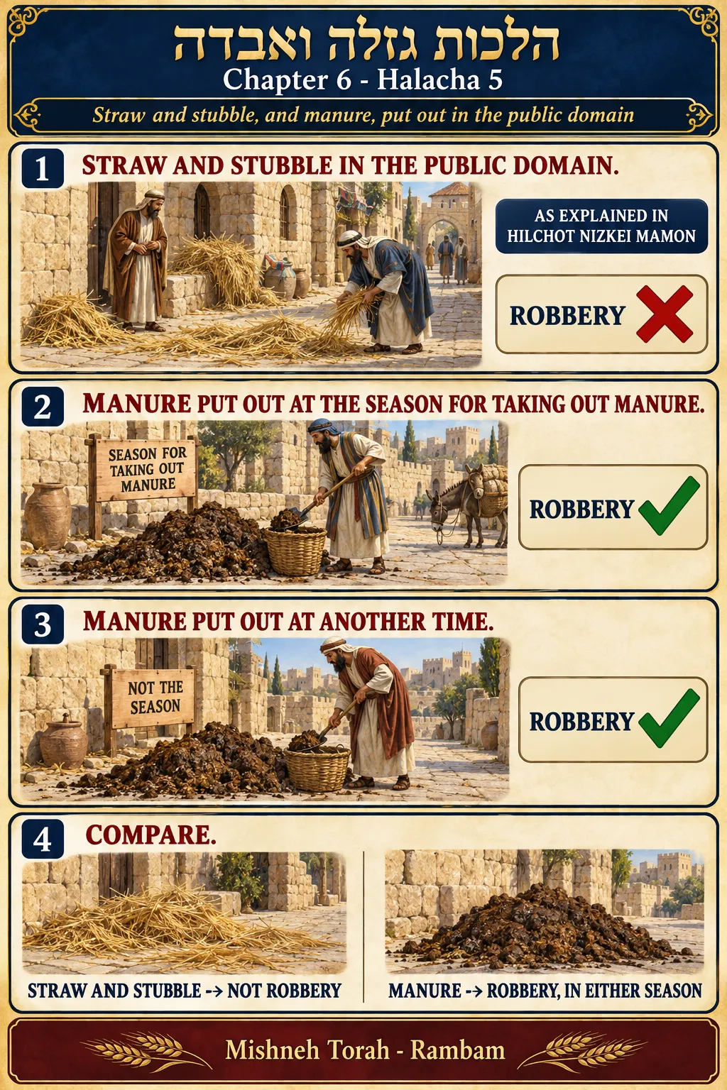 Infographic for halacha 6:5