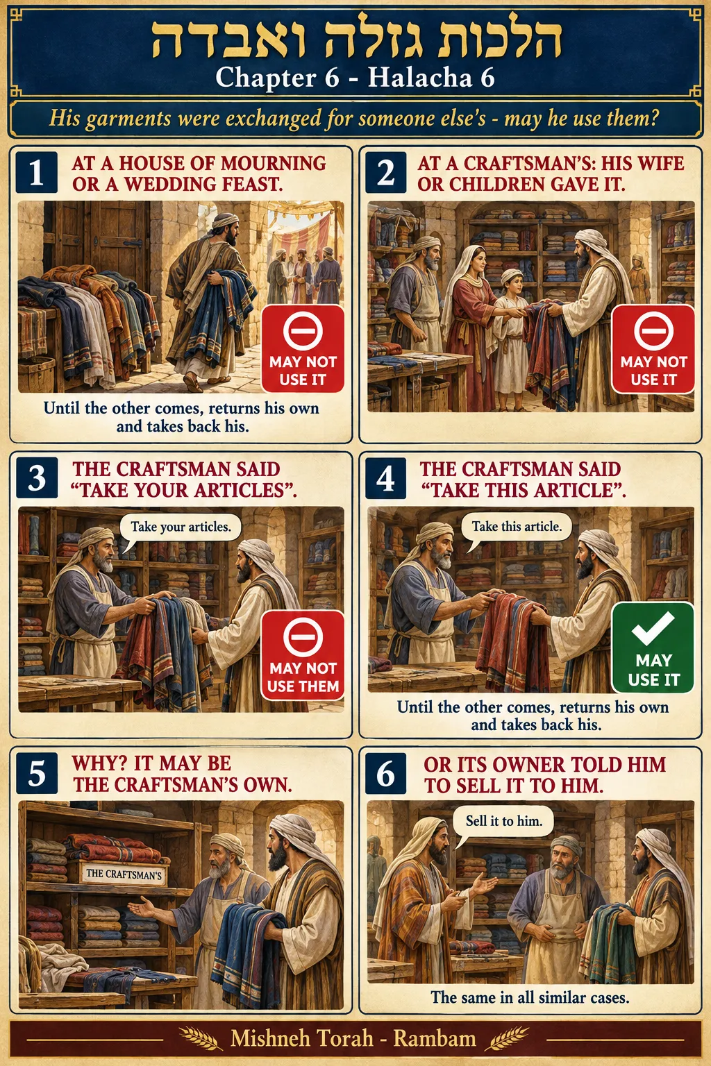 Infographic for halacha 6:6