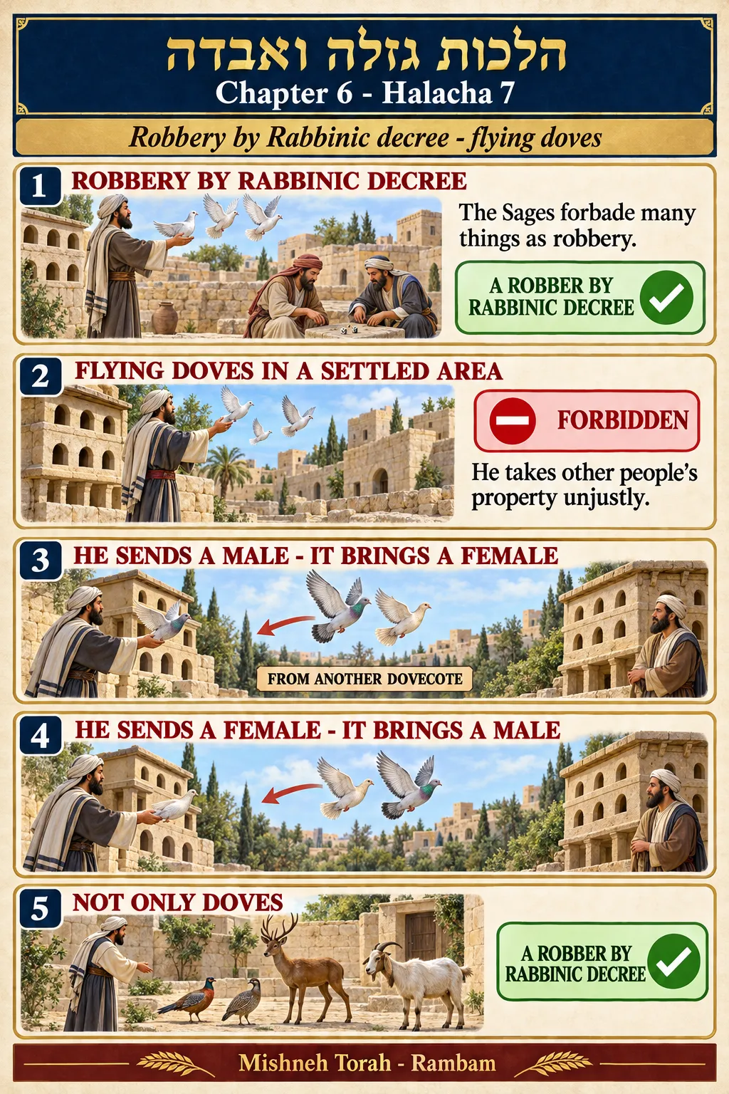 Infographic for halacha 6:7