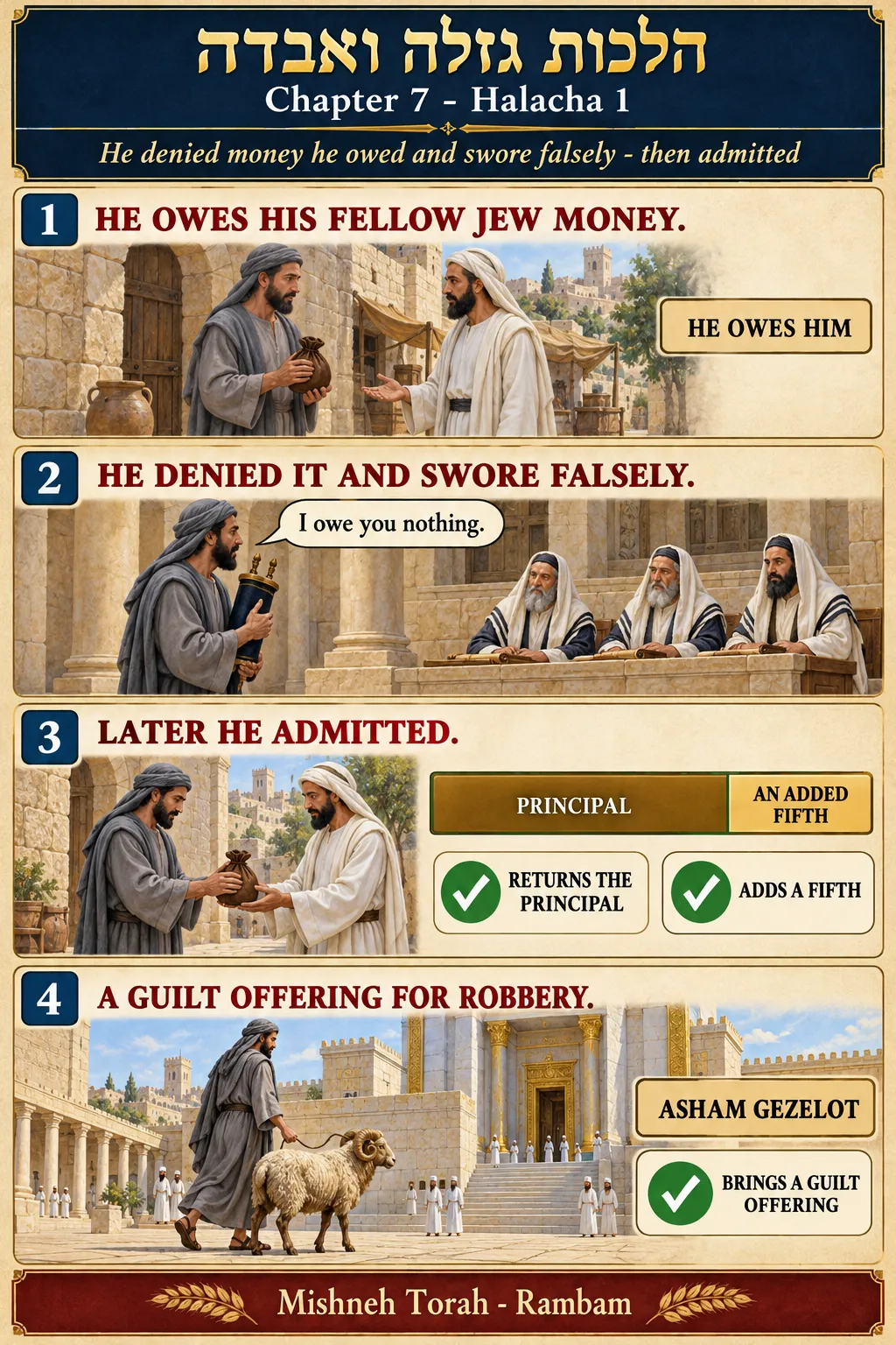 Infographic for halacha 7:1