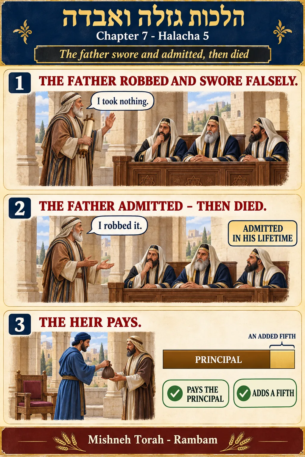 Infographic for halacha 7:5