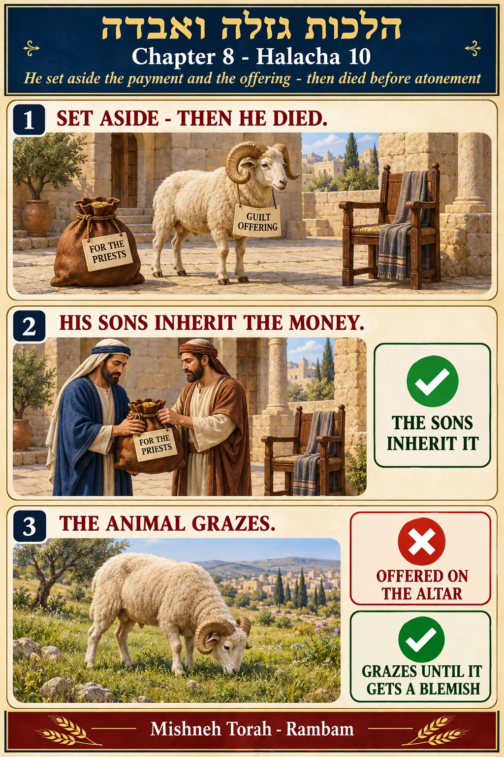 Infographic for halacha 8:10
