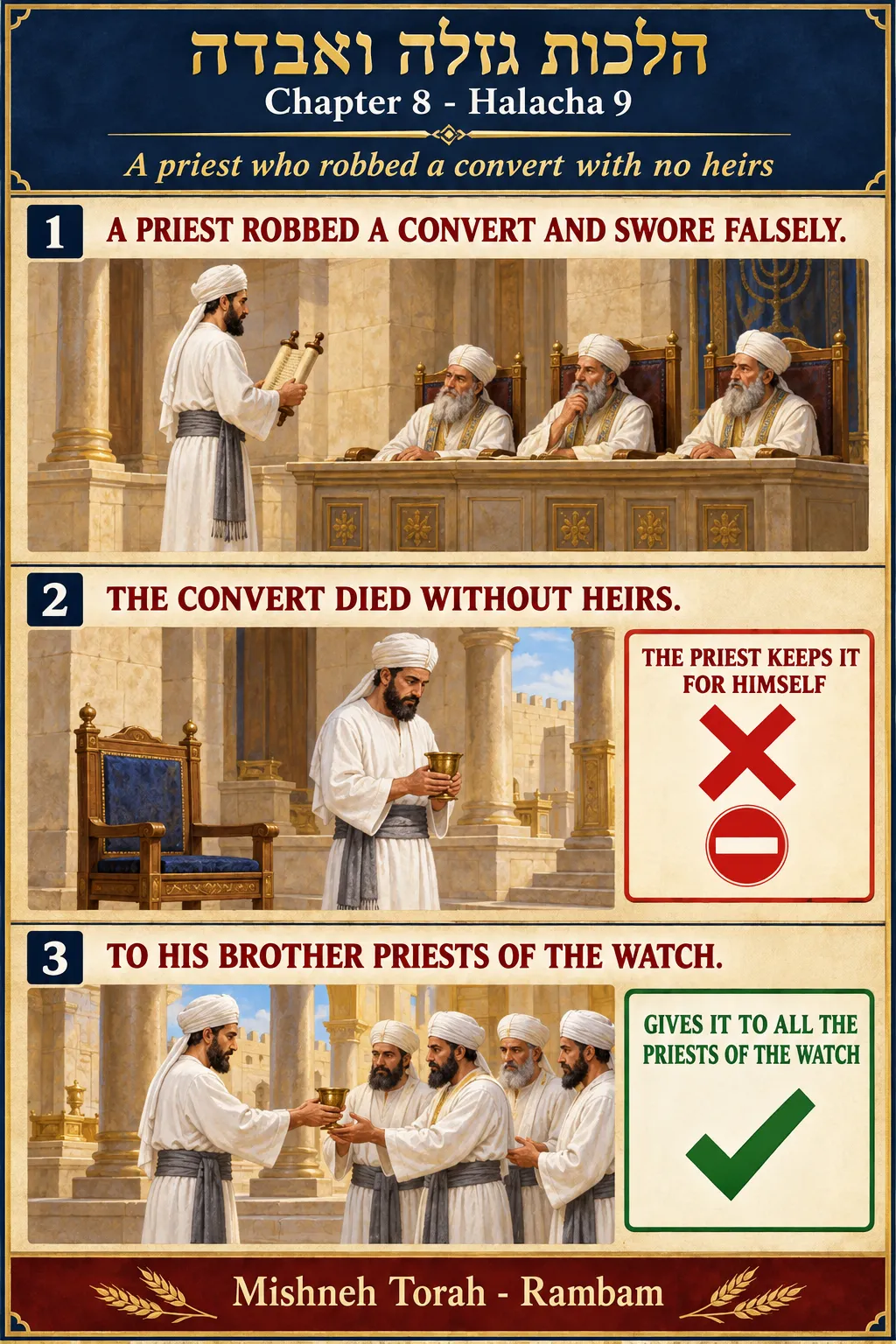 Infographic for halacha 8:9