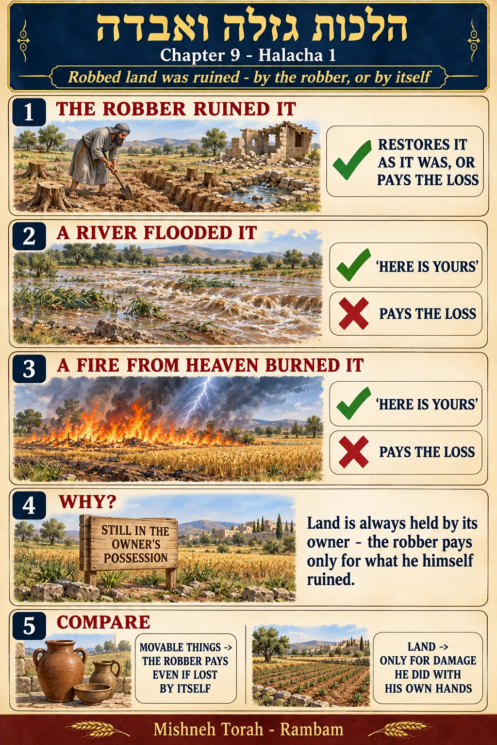 Infographic for halacha 9:1