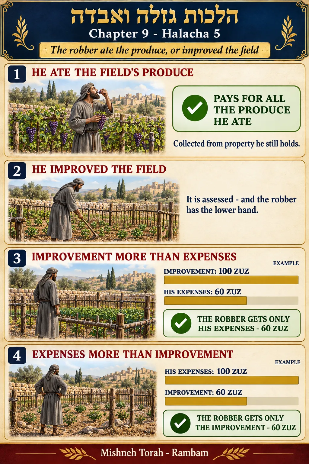 Infographic for halacha 9:5