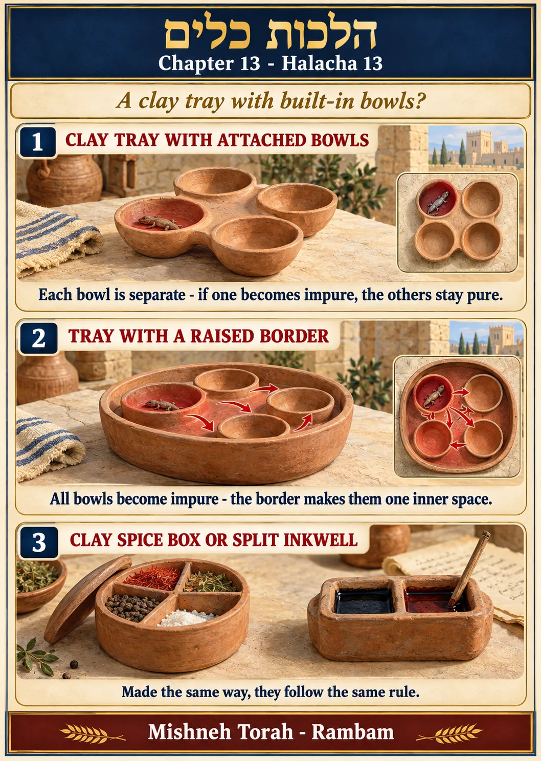Infographic for halacha 13:13